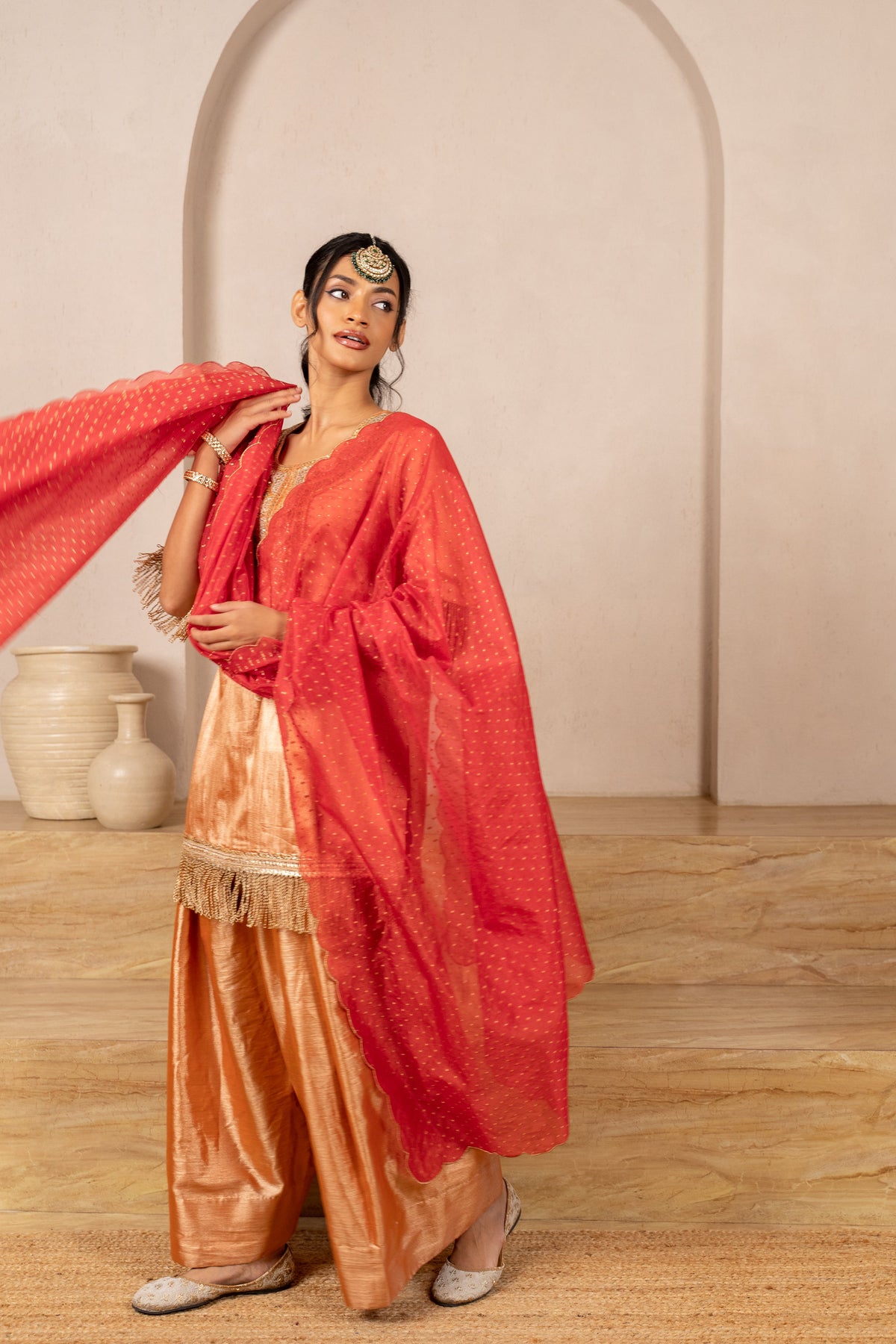 Orange Mist Kurta Set