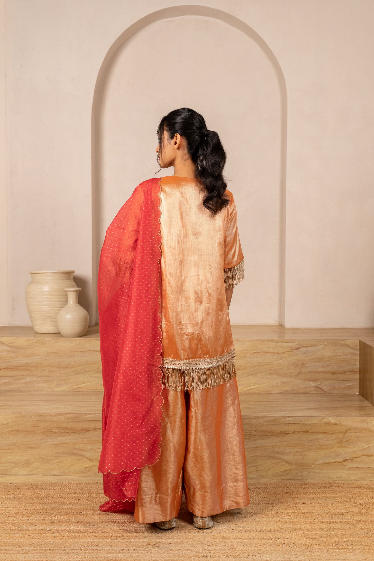 Orange Mist Kurta Set