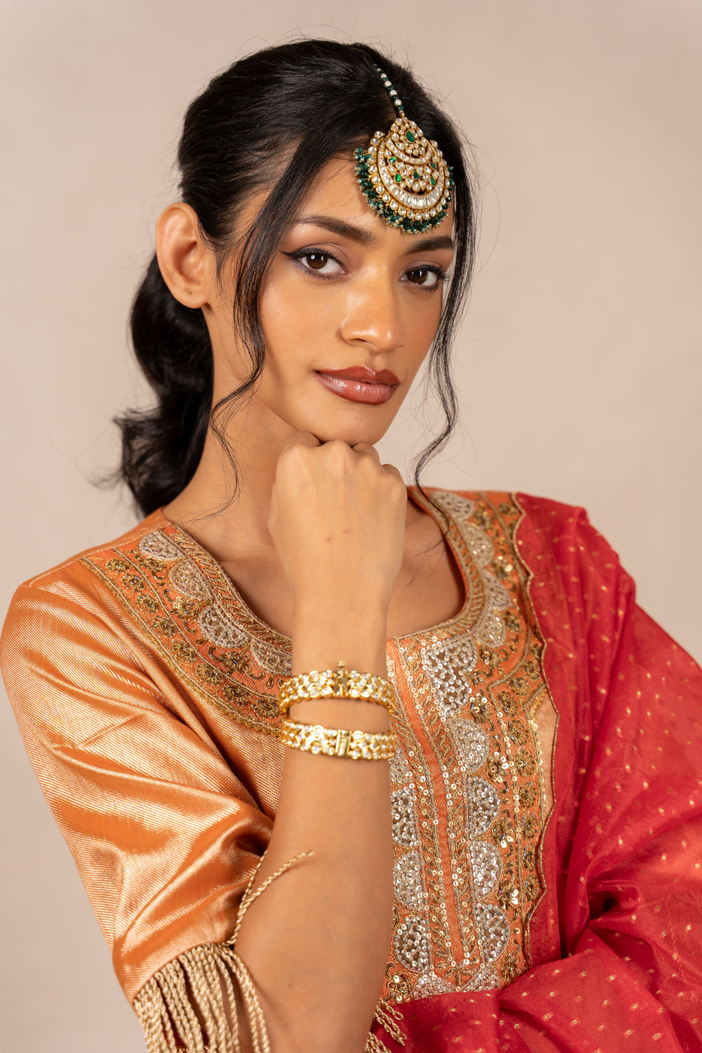 Orange Mist Kurta Set