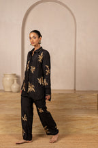 Nitya Crush Silk Embroidered Co-ord