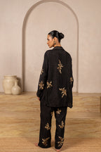 Nitya Crush Silk Embroidered Co-ord