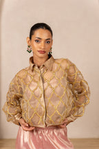 Organza Bomber Jacket