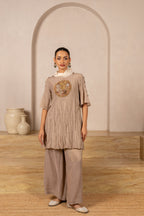 Chandi Crush Tissue Kurta Set