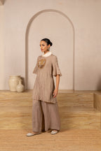 Chandi Crush Tissue Kurta Set