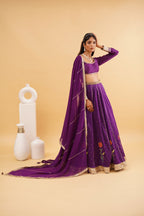 Purple Barkat Lehenga