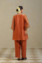 Saanvi Terracotta Farshi Co-ord Set