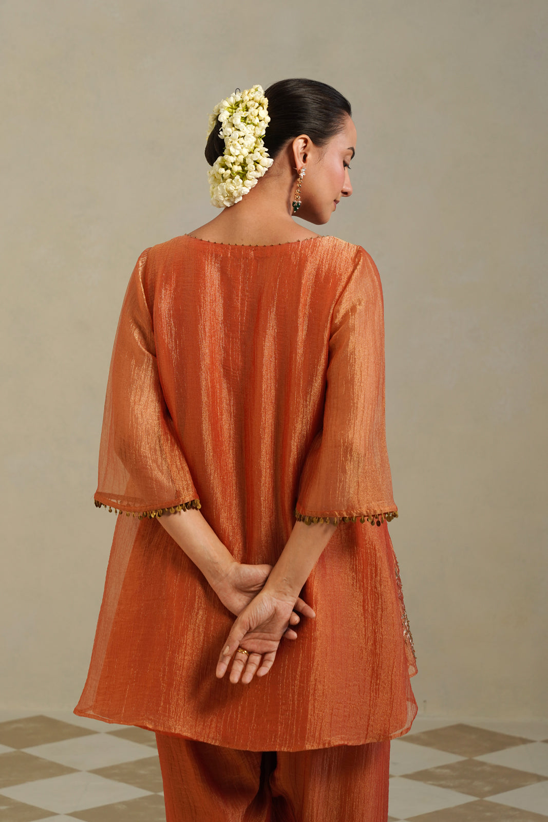 Saanvi Terracotta Farshi Co-ord Set