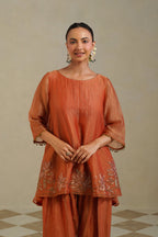 Saanvi Terracotta Farshi Co-ord Set