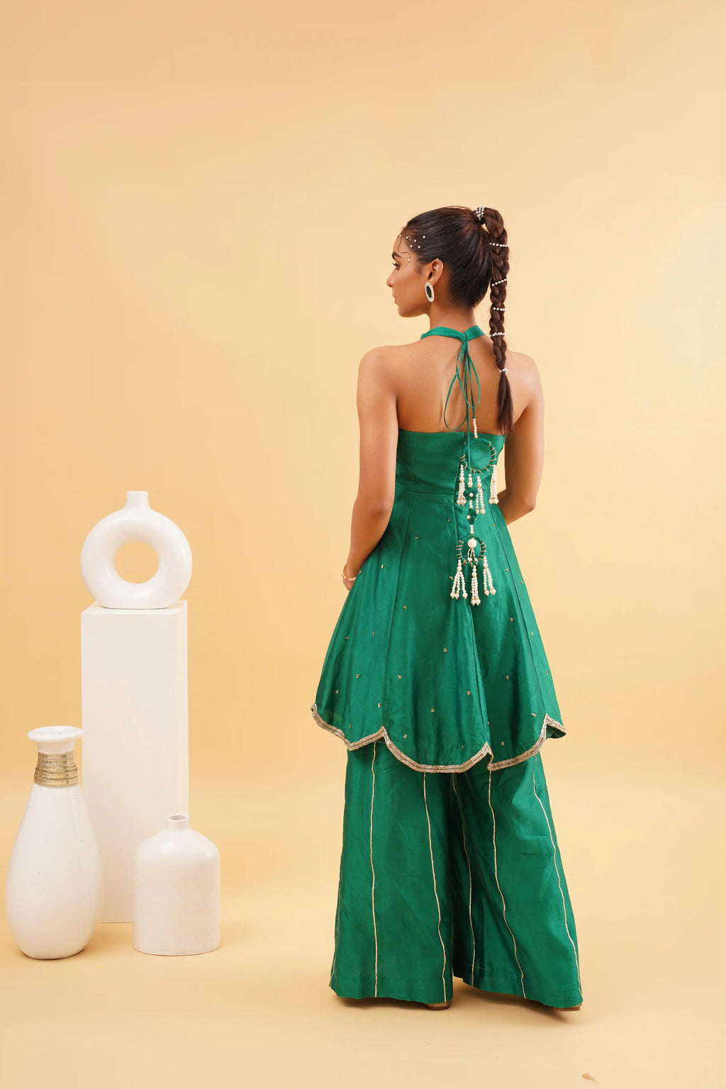 Yellow Jashn sharara set