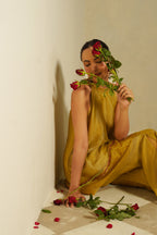 Ira Green Lemon Farshi Co-ord Set