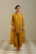 Aaradhya Sunflower Yellow Kurta Co-ord Set