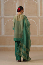 Vaidehi Forest Green Shirt Co-ord Set
