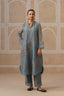 Mahira Steel Blue Kurta Co-ord Set
