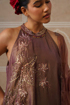 Afsana Muted Berry Shirt Co-ord Set
