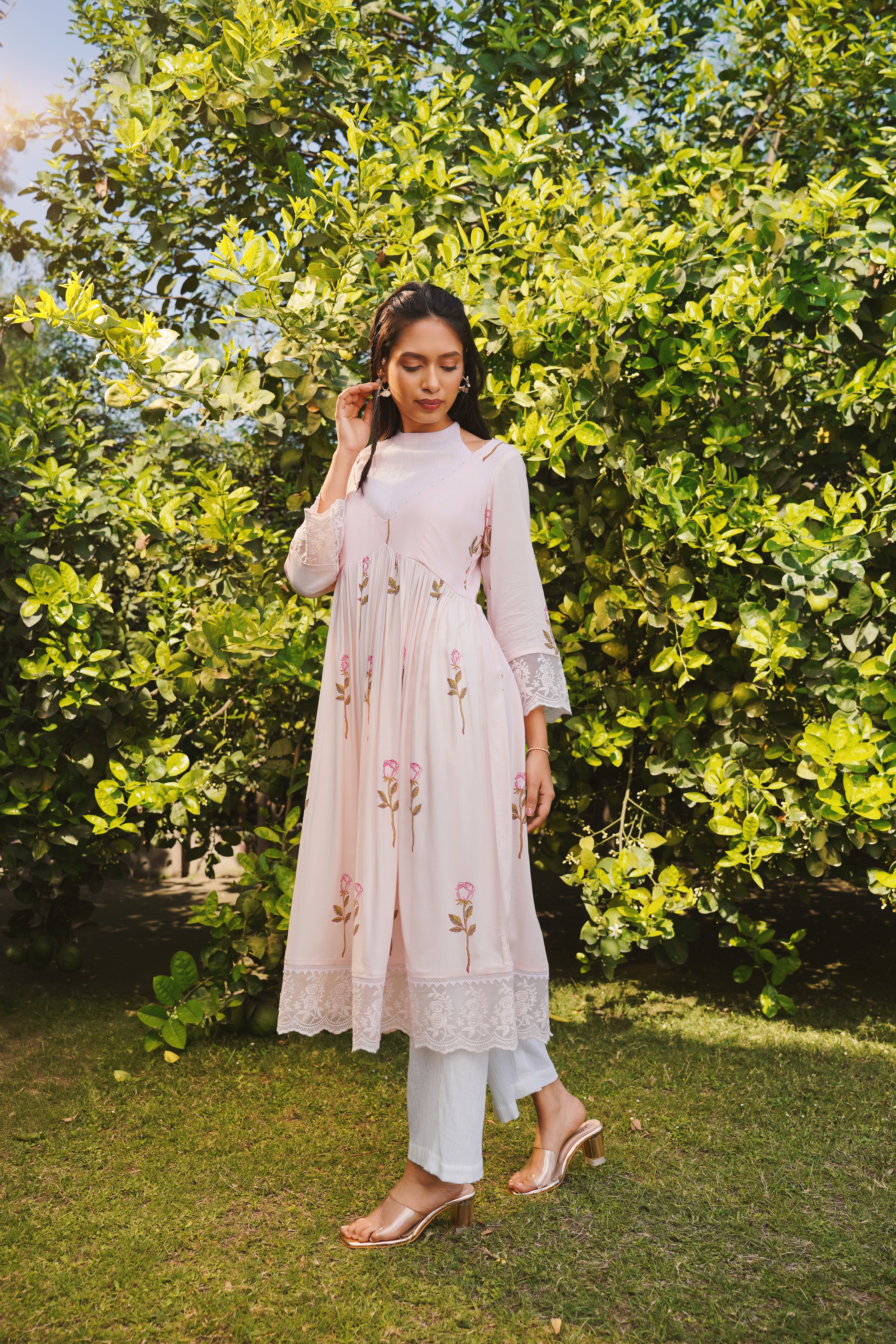 Cherry Blush Kurta Set