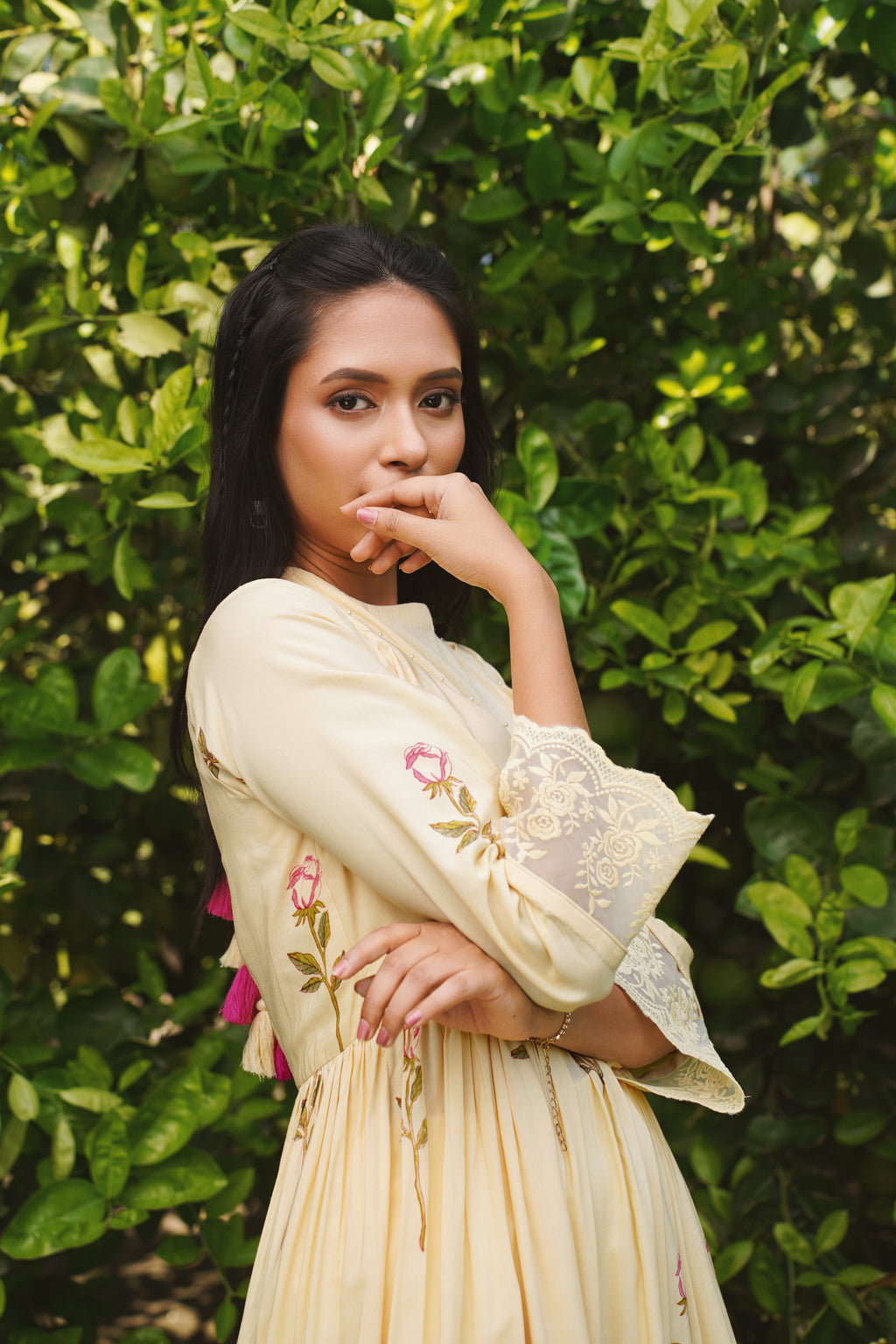 Blooming Rose Kurta Set