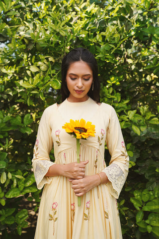 Blooming Rose Kurta Set