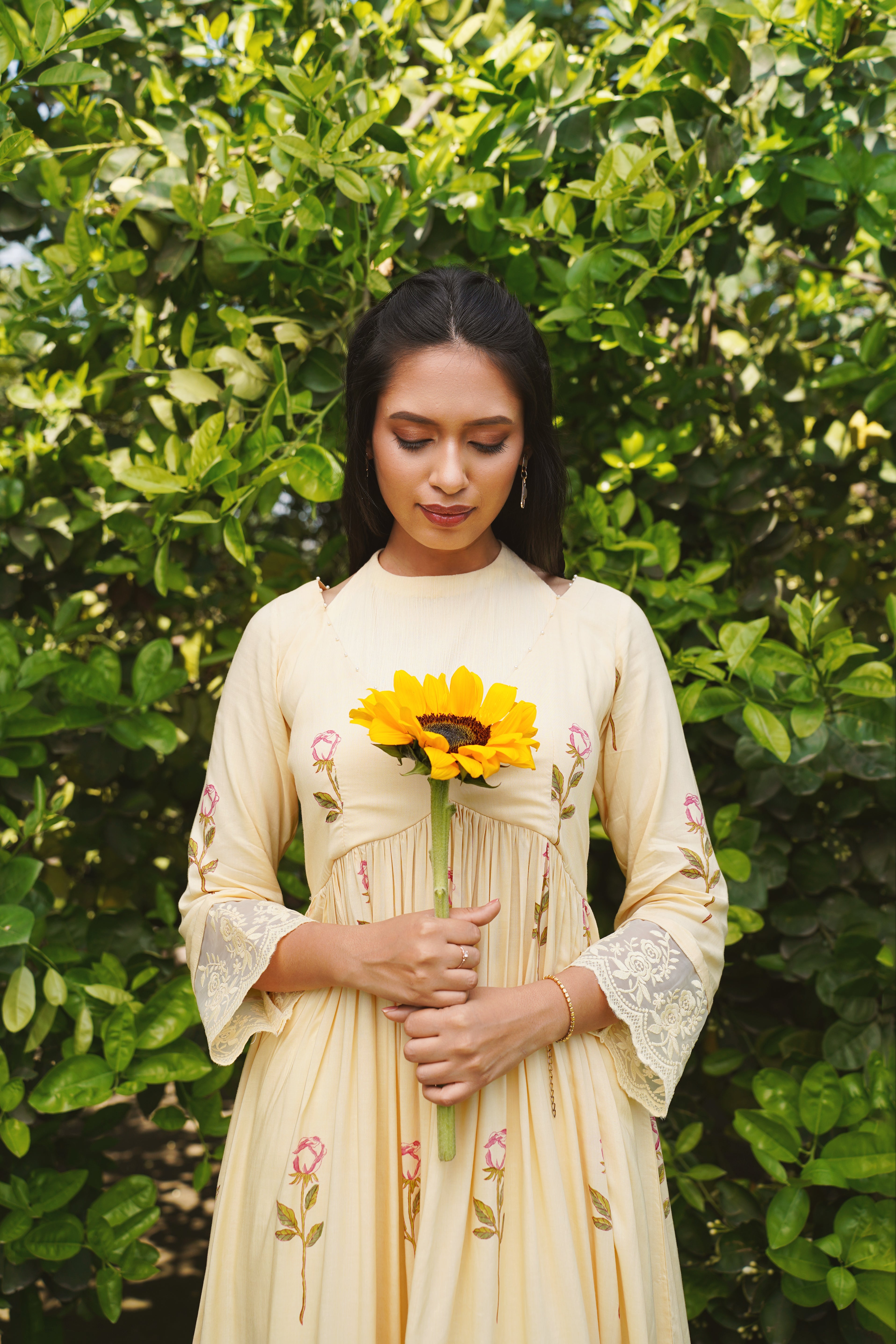 Blooming Rose Kurta Set