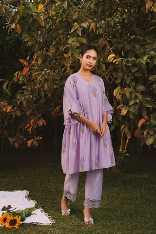 Lavender Bliss Kurta Co-ord