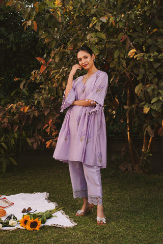 Lavender Bliss Kurta Co-ord
