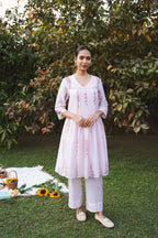 Cherry Bloom Kurta Set