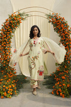 Sage Green Embroidered Kurta Set