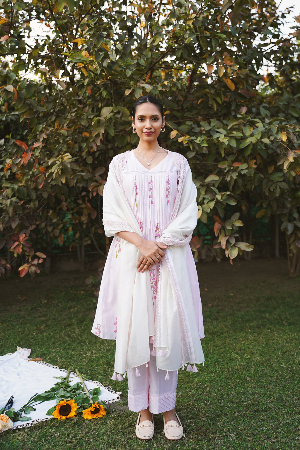 Cherry Bloom Kurta Set