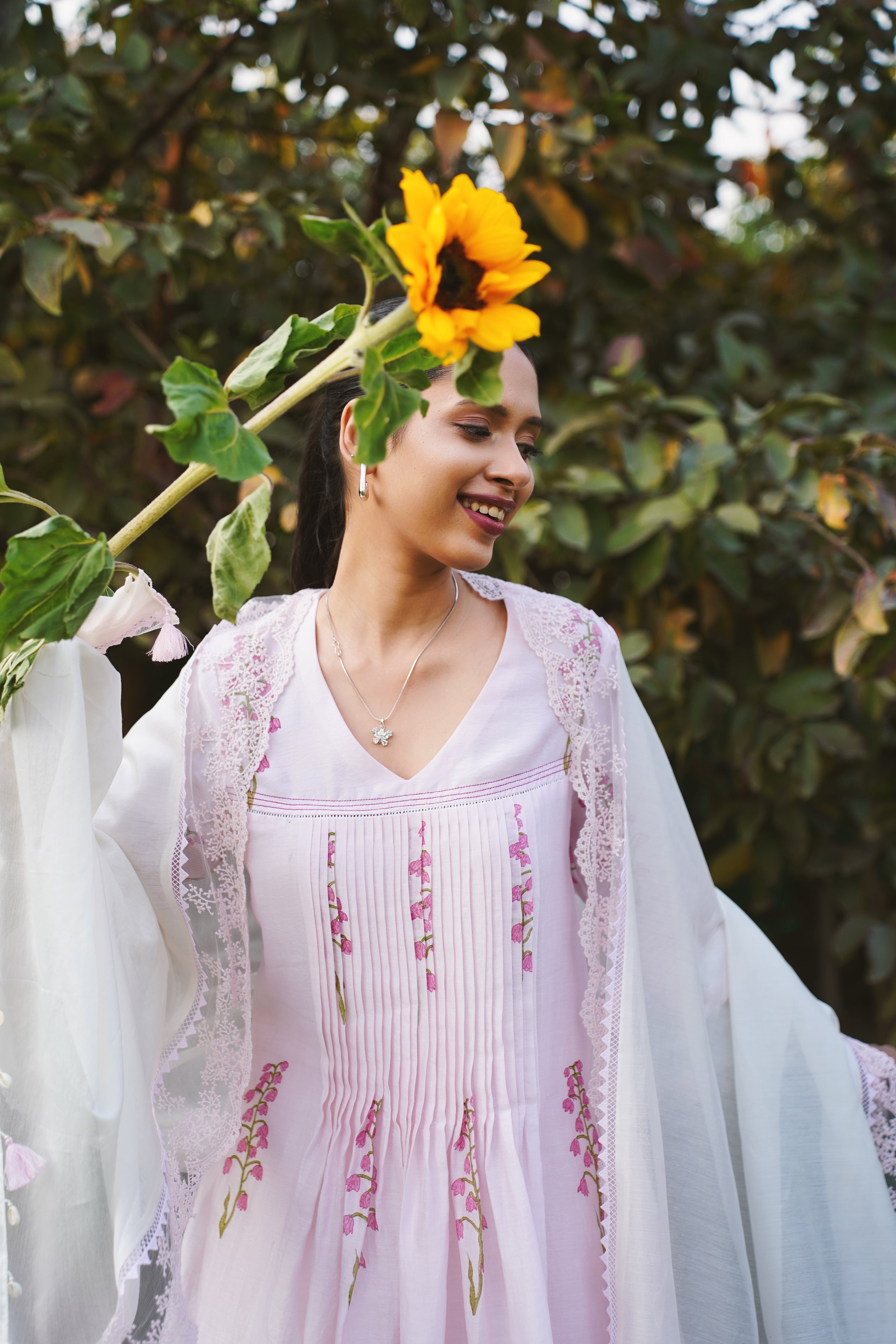 Cherry Bloom Kurta Set