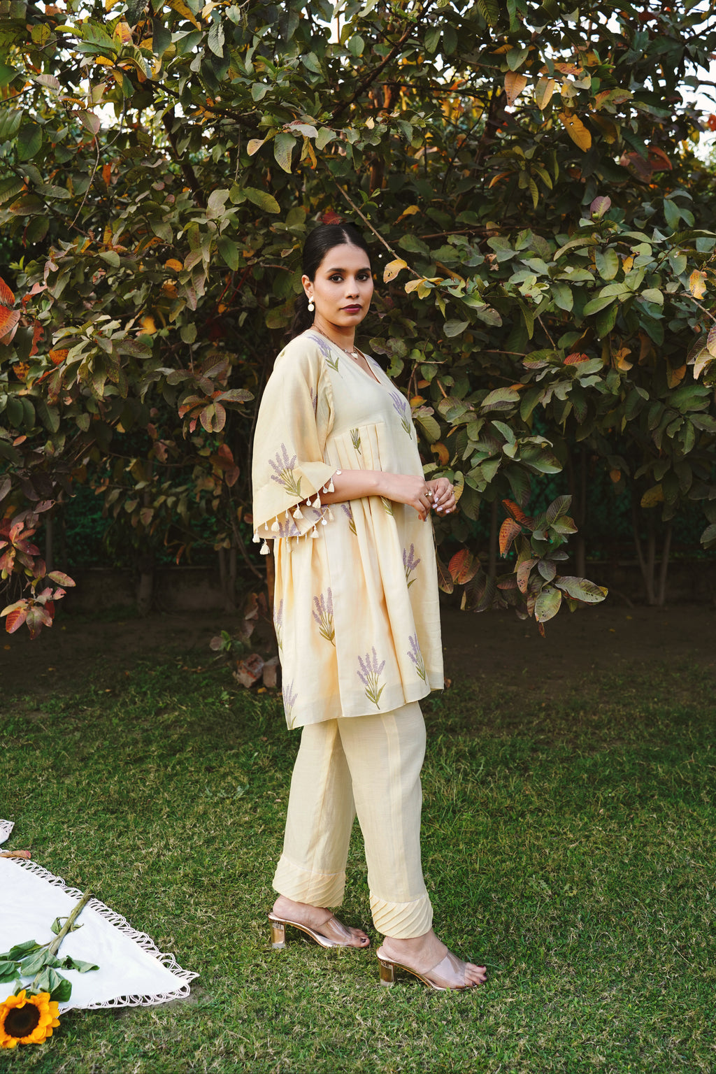 Lavender Bliss Kurta Co-ord