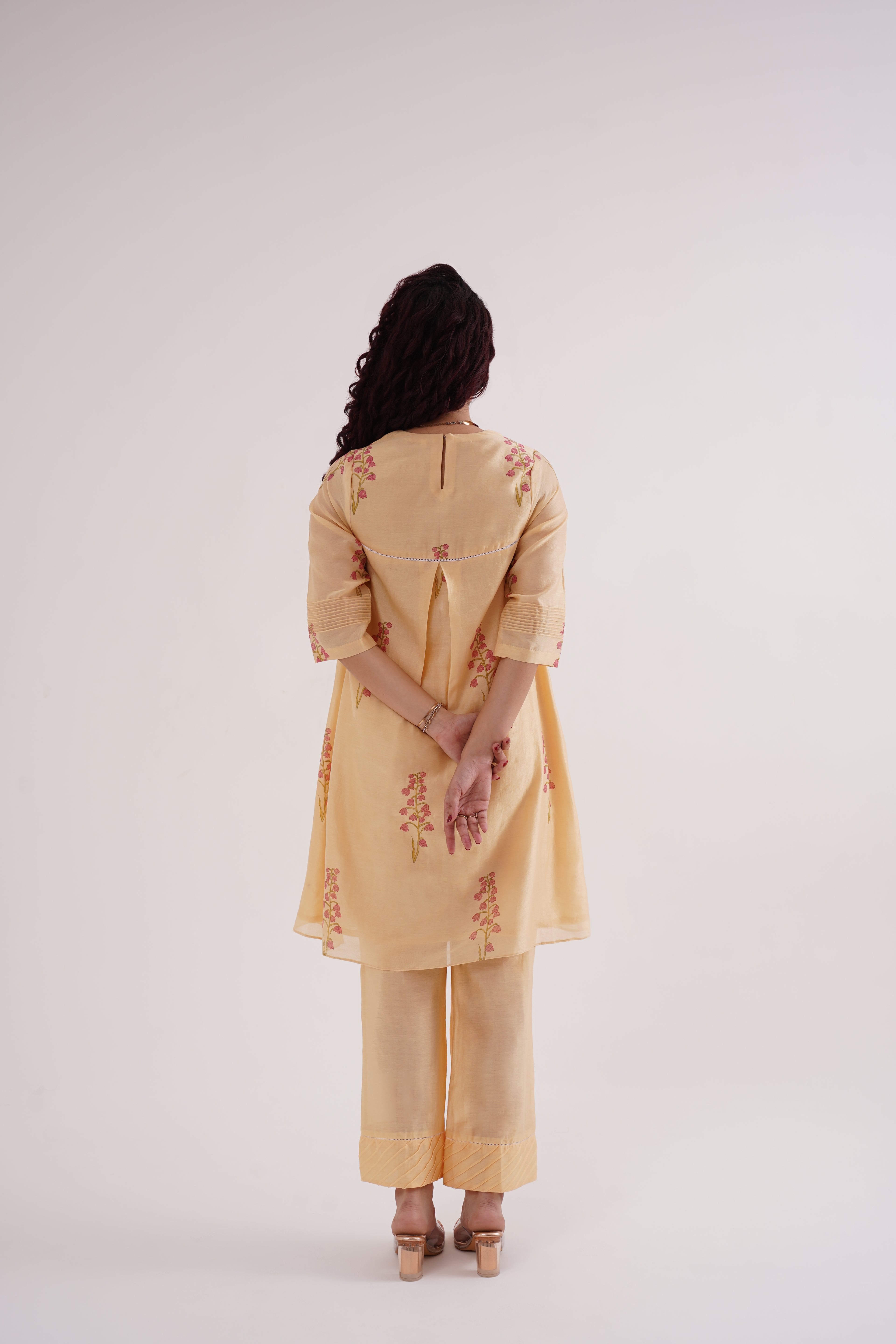 Cherry Bloom Kurta Set