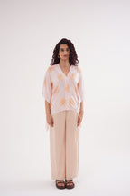 Golden Petals Kaftan Co-ord
