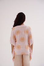 Golden Petals Kaftan Co-ord