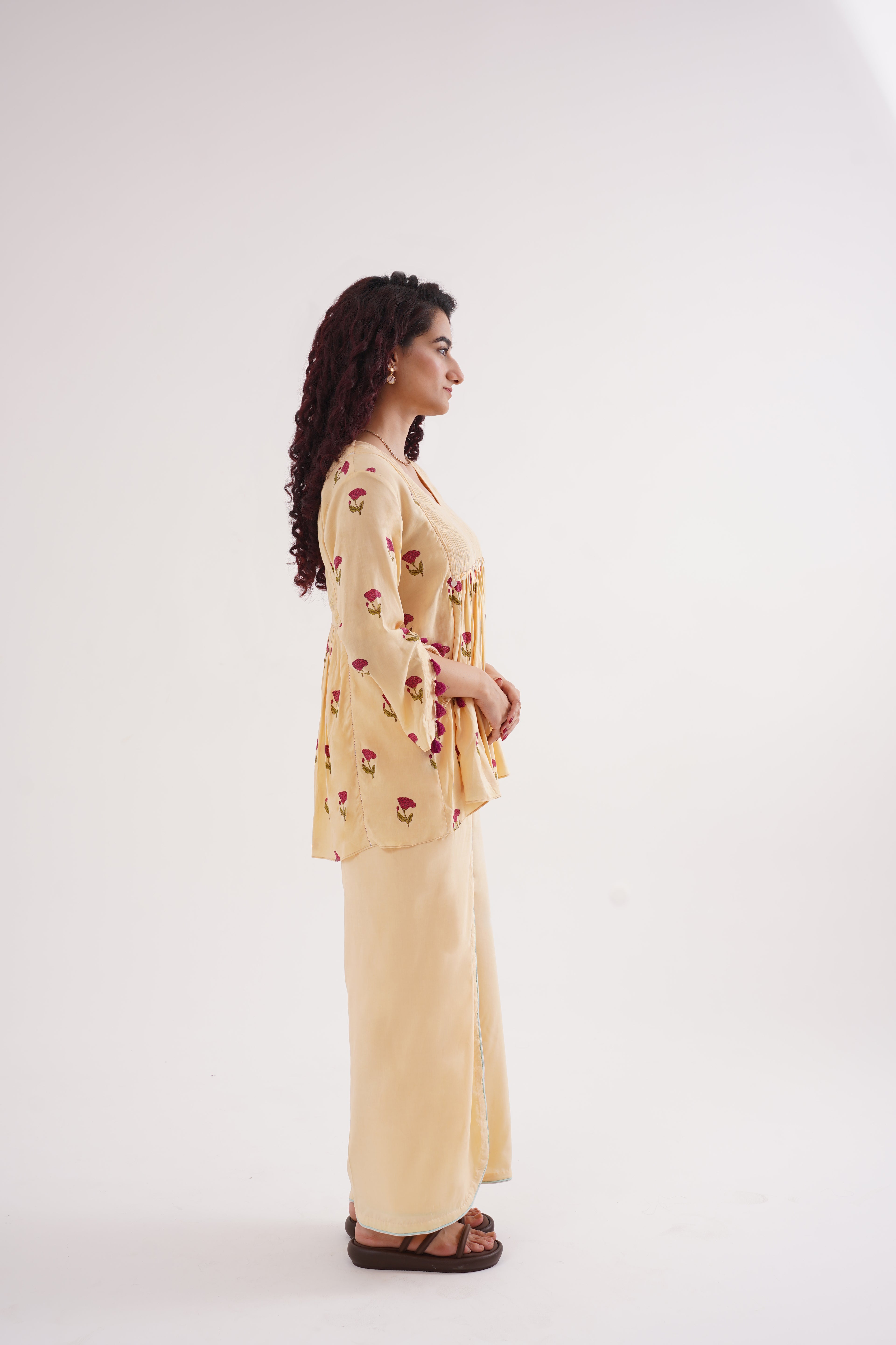 Floral Hush Wrap Pants Co-ord