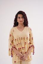 Floral Hush Wrap Pants Co-ord