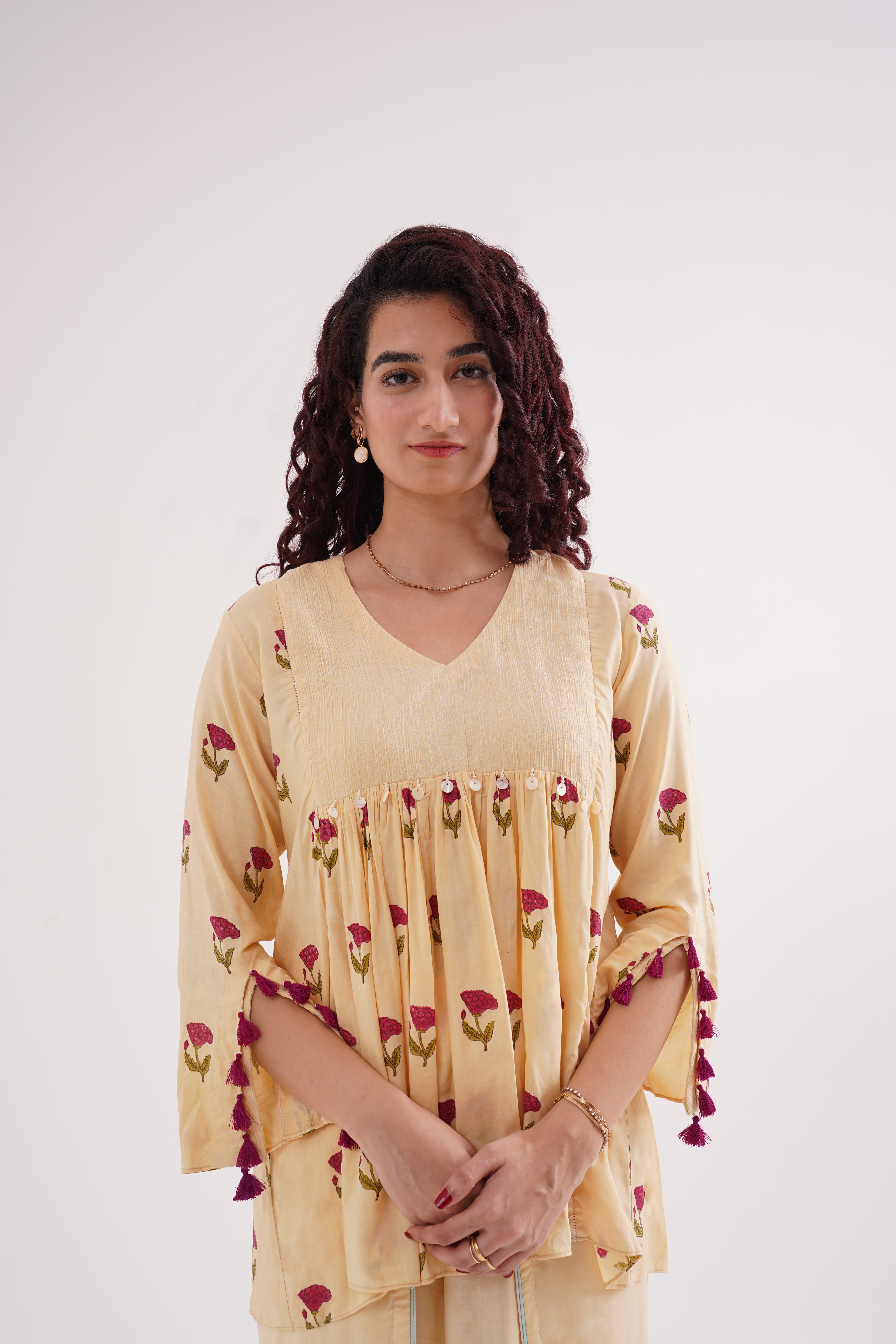 Floral Hush Wrap Pants Co-ord