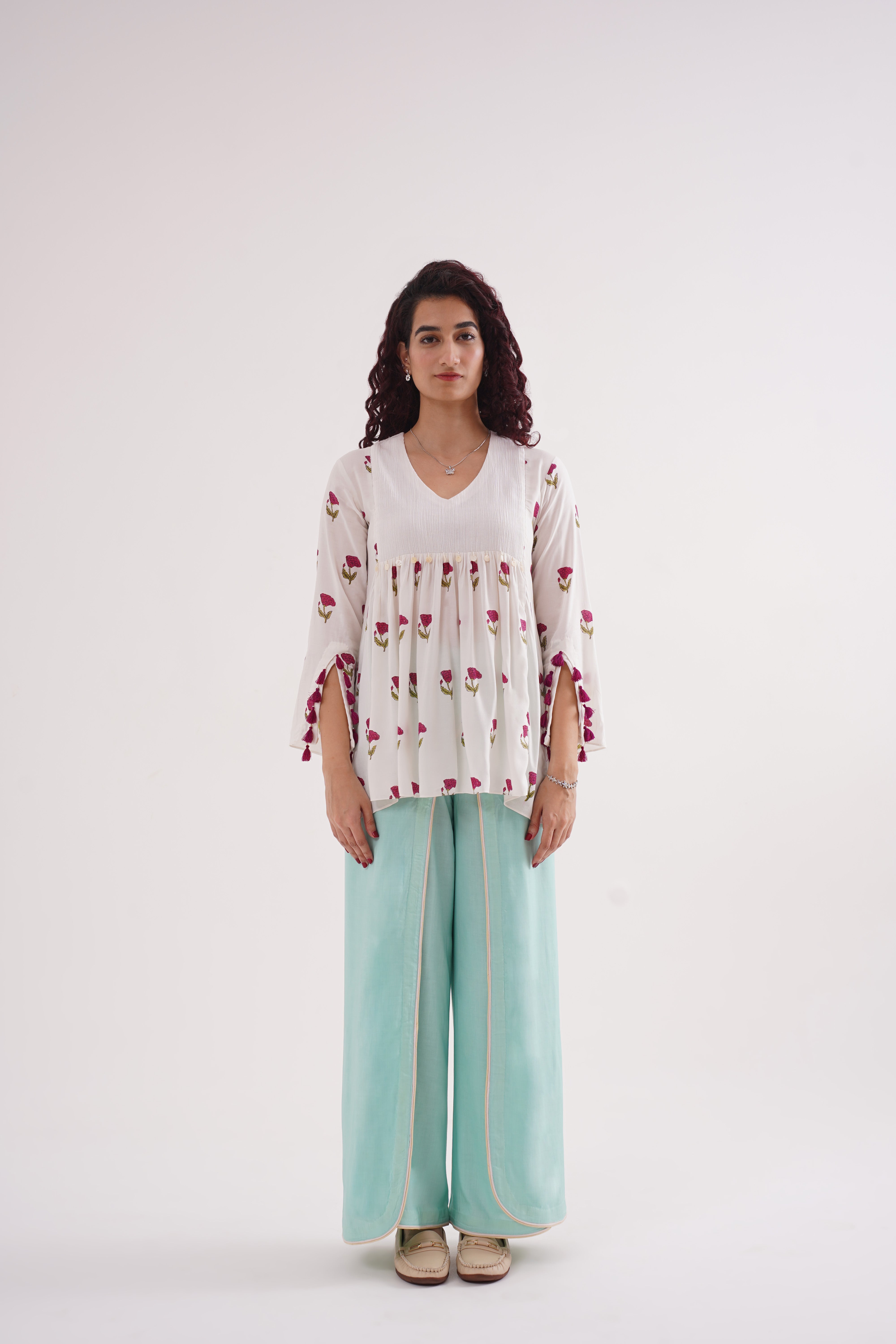 Floral Hush Wrap Pants Co-ord Main image