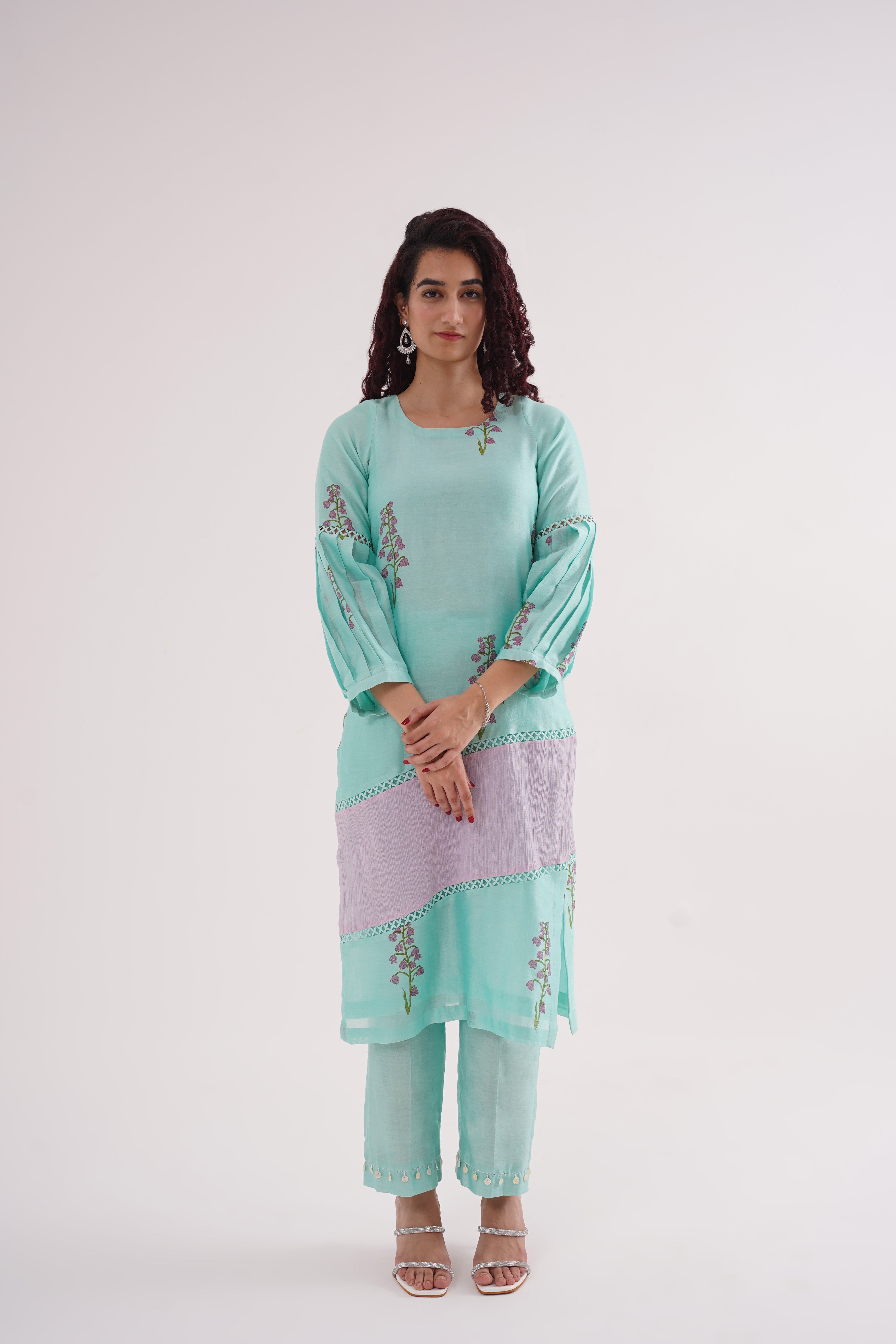 Cherry Blush Kurta Set Secondary image