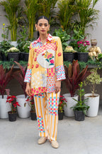 Sunrise Geometrical Printed Coord Set