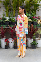 Sunrise Geometrical Printed Coord Set