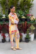 Sunrise Geometrical Printed Coord Set