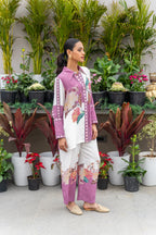 Lavender Color Block Coord Set