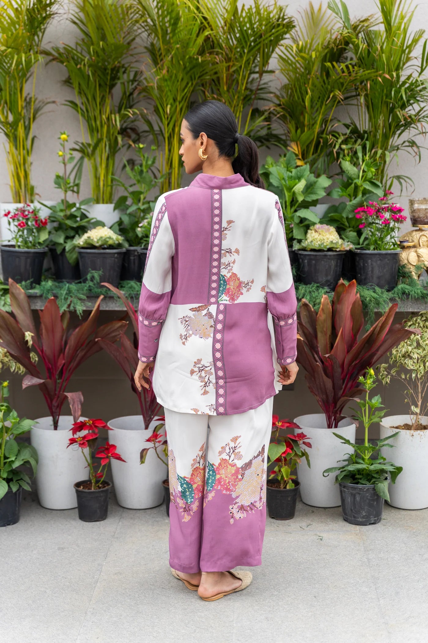 Lavender Color Block Coord Set