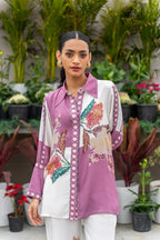 Lavender Color Block Coord Set