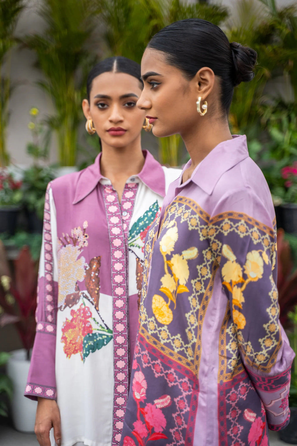 Lavender Color Block Coord Set