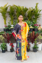 Marigold Signature Print Kaftan
