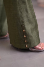 Verdara Draped Silk Co-ord Set