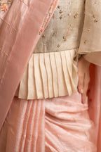 Venice Blush Silk Saree