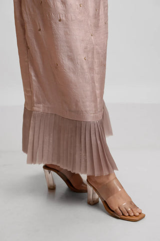 Silk Dress And Organza Jacket Set