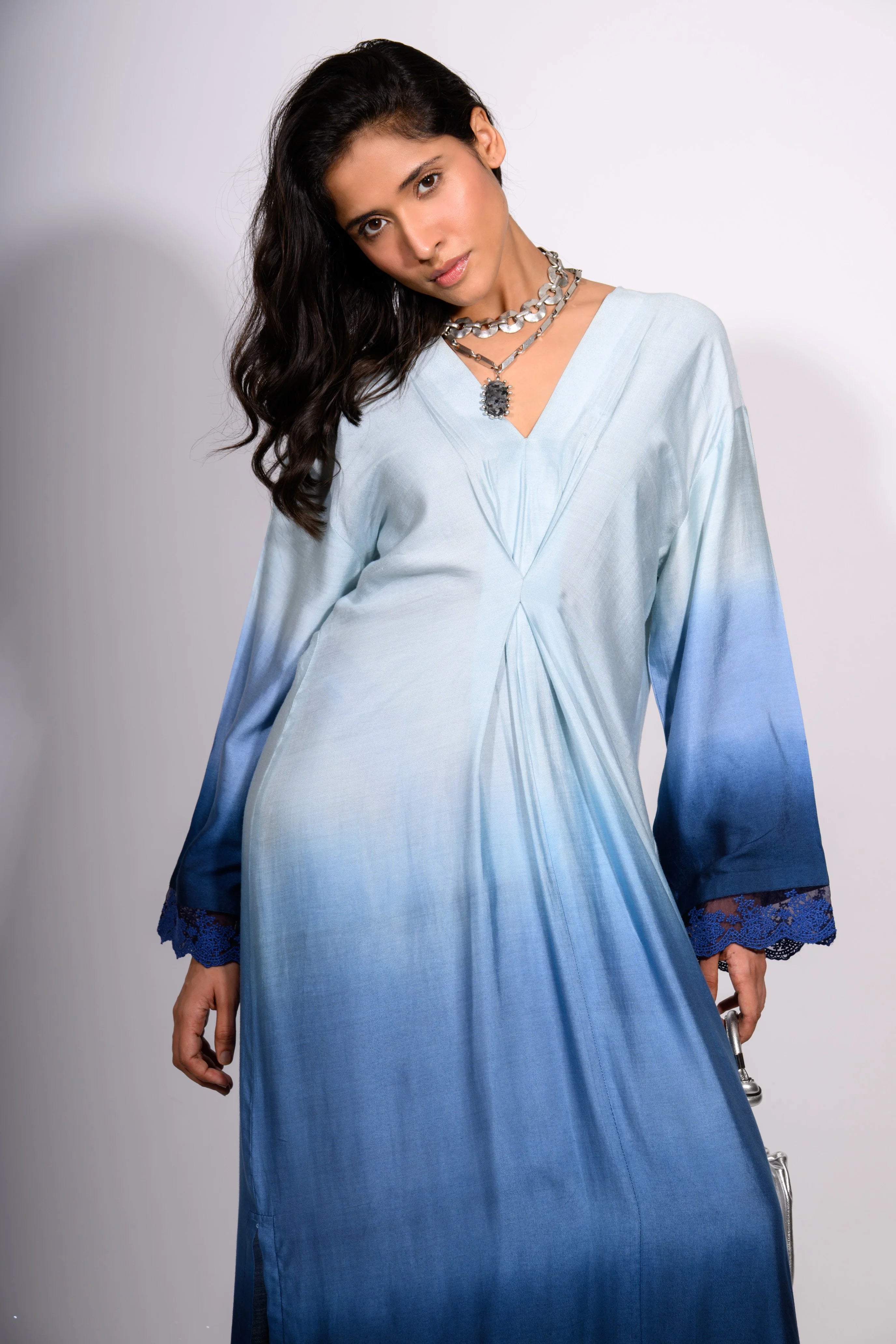 Blue Mirage Ombre Dress