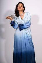 Blue Mirage Ombre Dress